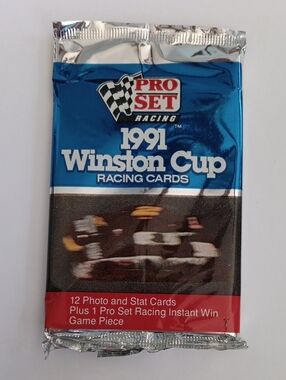 1991 Pro Set Winston Cup Racing Trading Cards Sealed Pack 12 Cards NASCAR